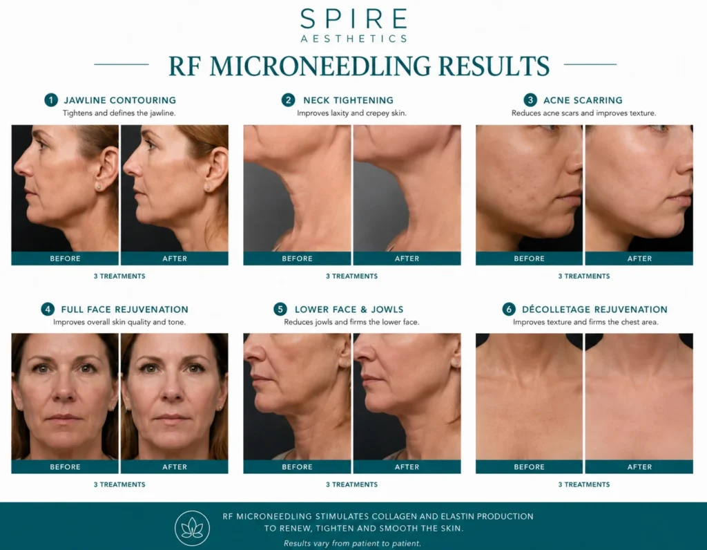 RF Microneedling Skin tightening Higham Ferrers results